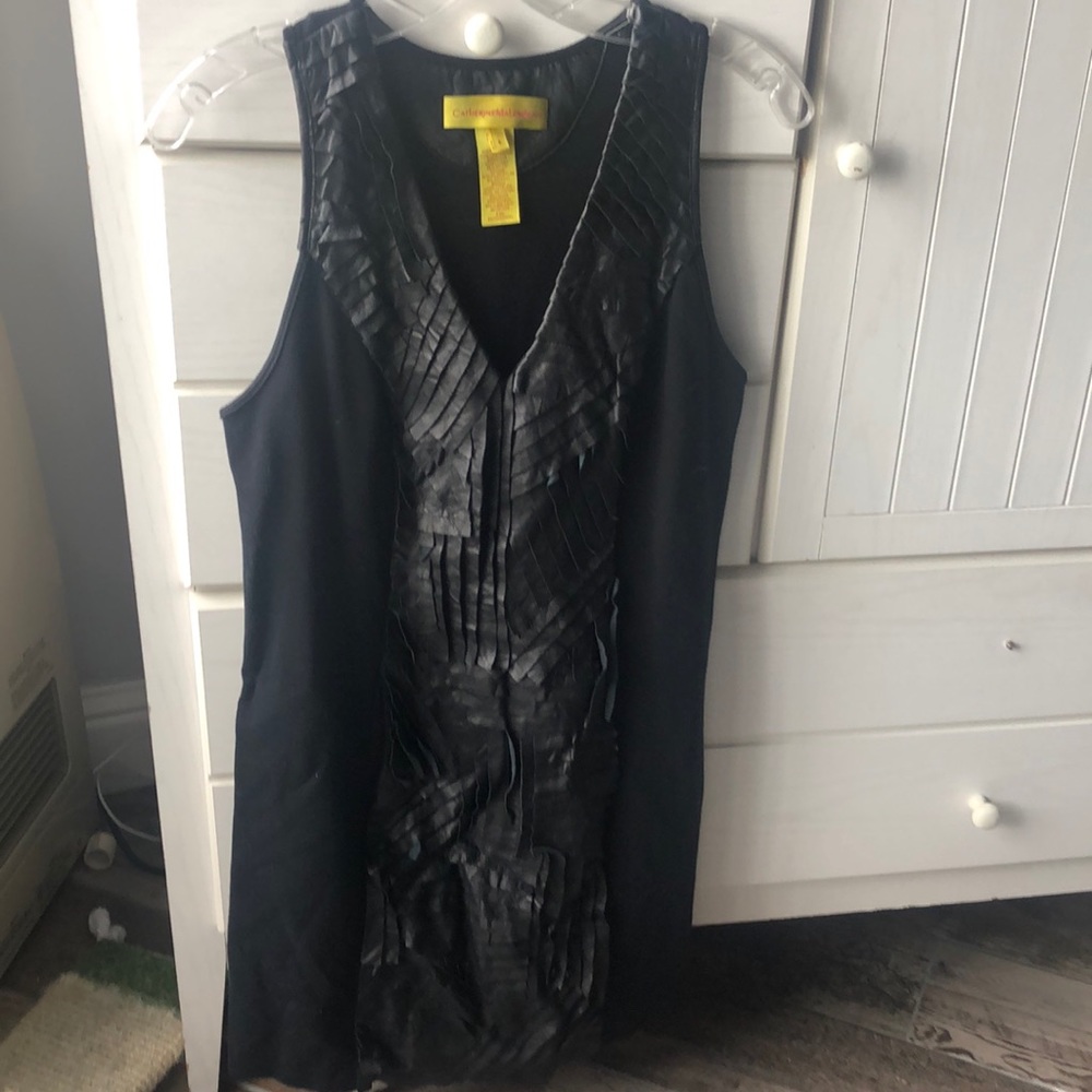 Catherine Malandrino Leather Dress